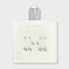 Sterling Silver Cubic Zirconia Stud Earring Set 5pc - A New Day™ Silver -A New Day GUEST 03ffdb56 b035 4f87 9024 48572045c1fb