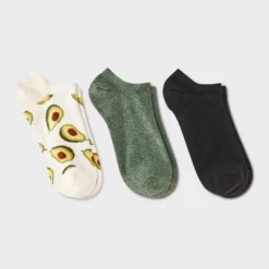 Women's Avocado 3pk Low Cut Socks - A New Day™ Ivory/Olive Green/Black 4-10: Tagless Design -A New Day GUEST 0924c6dd 2450 42df ae29 7ab40e73bd60