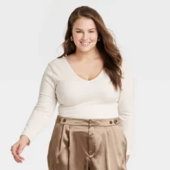 Women's Long Sleeve Slim Fit Reversible Seamless T-Shirt - A New Day™ -A New Day GUEST 0b9f0421 6c81 4bf9 ad89 3856dbad5975