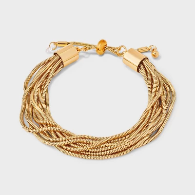Multi-Strand Bohemian Pull Bracelet - A New Day™ Gold 6 Multi-Strand Bohemian Pull Bracelet - A New Day™ Gold - Image 4