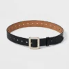 Women's Square Buckle Belt - A New Day™ Black -A New Day GUEST 119147f8 702f 44be b974 ba2e80e32750