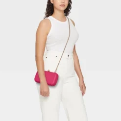 Woven Minaudiere Clutch Crossbody Bag - A New Day™