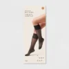 Women's Sheer Fashion Knee Highs - A New Day™ Black One Size Fits Most: Solid Pattern, Nylon-Spandex Blend, Closed Toe -A New Day GUEST 20d2e0ac aded 4384 b9b7 cb5ed923cf9c