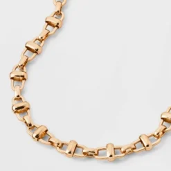 Bar Chain Necklace - A New Day™ Gold: Lobster Claw Clasp, 16" Length, 3" Extender, Iron Material, Metallic Finish -A New Day GUEST 26175a4d 0acd 4512 9bd0 805ba0cd49a1