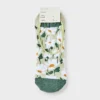 Women's Daisy 3pk Liner Socks - A New Day™ Green/Heather Gray/White 4-10: Cotton Blend, Seamless Toe, Hidden Gel Heel Grip -A New Day GUEST 2680762c 18fb 4fdf 9631 7a8b74b93d57