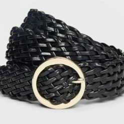 Women's Oval Center Bar Buckle Belt - A New Day™ Black -A New Day GUEST 2f8ed212 6b98 4f44 b375 f5b449daf648