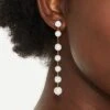 Linear Pearl Dangle Earrings - A New Day™ Pearl -A New Day GUEST 3ad092c6 2614 4550 b692 19f2bb7eb12e