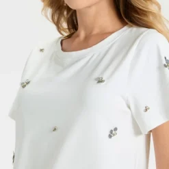 Women's Embellished Mini Dress - A New Day™ White -A New Day GUEST 3c67484a 8a39 44b7 80ca c3391f1e7d86