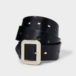 Women's Square Buckle Belt - A New Day™ Black -A New Day GUEST 3f43de93 5ee0 4c0d b094 447ab48c5c4d
