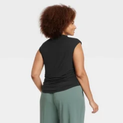 Women's Short Sleeve Side Ruched T-Shirt - A New Day™