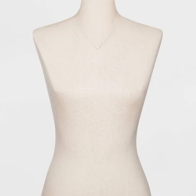 Sterling Silver With Freshwater Pearl Duo Necklace Set - A New Day™ Silver 3 Sterling Silver With Freshwater Pearl Duo Necklace Set - A New Day™ Silver