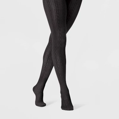Women's Cable Sweater Tights - A New Day™ 4 Women's Cable Sweater Tights - A New Day™ - Image 2