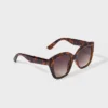 Women's Oversized Cateye Tortoise Shell Butterfly Sunglasses - A New Day™ Assorted Browns: UV Protection, Recycled Frame -A New Day GUEST 6fd50943 9bbc 4a69 85e2 7095ffff0253