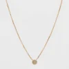 Pave Circle Pendant Necklace - A New Day™ Gold -A New Day GUEST 78893be1 df34 45b9 8a87 1dccd06630ab
