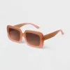Women's Oversized Plastic Retro Rectangle Sunglasses - A New Day™ -A New Day GUEST 7d560ccb 50fd 46eb a22d 93bd1d7e123c