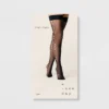 Women's Cut Out Net Thigh Highs - A New Day™ Black -A New Day GUEST 819a5e4f 26cc 4a5b afcf 3b7ab9712ae1