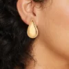 Thick Teardrop Earrings - A New Day™ Gold: Statement Pear Shape, Hypoallergenic, Nickel-Free Metal, 1.25" Length -A New Day GUEST 85e01bcd b1fe 4eae 9991 5e9a1e15d345