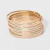 Bangle Bracelet 10pc - A New Day™ Gold -A New Day GUEST 88bd5e04 7161 43fd a2b2 374e20ab3b62