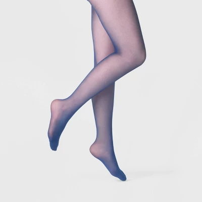 Women's 30D Semi Opaque Control Top Tights - A New Day™ Navy 4 Women's 30D Semi Opaque Control Top Tights - A New Day™ Navy - Image 2
