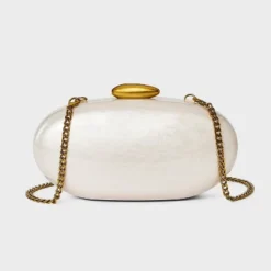 Organic Minaudiere Clutch - A New Day™ Pearl -A New Day GUEST 9928b2d7 180b 4255 83b0 8e8fccff0752