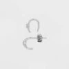 Sterling Silver Cubic Zirconia Threader Duo Hoop Earrings - A New Day™ Silver 2 Sterling Silver Cubic Zirconia Threader Duo Hoop Earrings - A New Day™ Silver -A New Day GUEST 99e50b8b 9e58 400f aa96 497d909d83f9