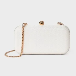 Woven Minaudiere Clutch Crossbody Bag - A New Day™ -A New Day GUEST 9d447a61 01b4 4d03 a93c fe047e886115