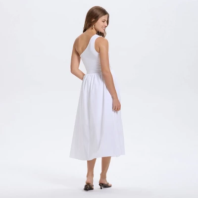 Women's Off The Shoulder Midi A-Line Dress - A New Day™ 3 Women's Off The Shoulder Midi A-Line Dress - A New Day™