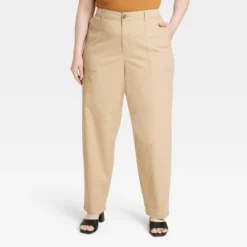 Women's High-Rise Slim Regular Fit Full Pants - A New Day™ -A New Day GUEST a43c7b74 b149 4650 99da 11eb83792b3a