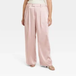 Women's High-Rise Wide Leg Satin Pants - A New Day™ 10 Women's High-Rise Wide Leg Satin Pants - A New Day™ -A New Day GUEST ad3f8c02 97c3 4b00 8dd9 2f40f940f5af