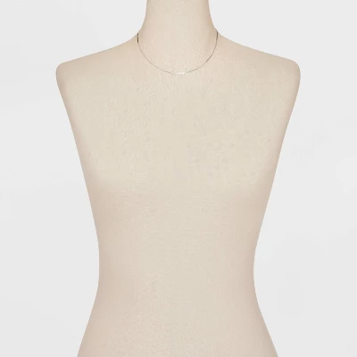 Sterling Silver Herringbone Chain Necklace - A New Day™ Silver 3 Sterling Silver Herringbone Chain Necklace - A New Day™ Silver