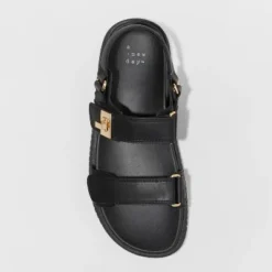 Women's Jonie Ankle Strap Footbed Sandals - A New Day™ -A New Day GUEST b555cab3 c693 4636 8029 0cda2ebe4a23