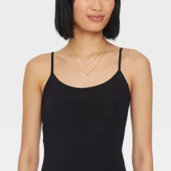 14K Gold Plated Bezeled Cubic Zirconia Teardrop Multi-Strand Necklace - A New Day™: Polished Brass, Gift Box Included