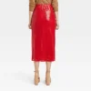 Women's Sequin A-Line Midi Skirt - A New Day™ Red -A New Day GUEST cb28c667 aab8 46d2 a4af cfcdbb4a9765