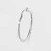 Large Flat Tapered Hoop Sterling Silver Earrings - A New Day™ Silver -A New Day GUEST de3e91e3 8452 48d1 aff3 20d5b383dfe6