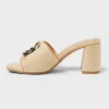 Women's Arden Raffia Ornamented Block Heels With Memory Foam Insole - A New Day™ Tan 1 Women's Arden Raffia Ornamented Block Heels With Memory Foam Insole - A New Day™ Tan -A New Day GUEST defcd815 0800 4ca0 b285 3fe5abe731ac