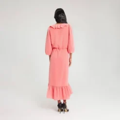 Women's Ruffled Neck Tie-Front Dress - A New Day™ -A New Day GUEST e526b6ec 0d39 4636 9a89 55d46ae09266