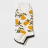 Women's Pear 3pk Low Cut Socks - A New Day™ 4-10: Botanical Knit, Tagless Design -A New Day GUEST f1719ed2 ff9c 498e a577 357dd805c057