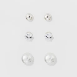 Stud Earring Set 3pk - A New Day™ -A New Day GUEST f33588d7 29ee 4b90 adbd b5ede92f1dab