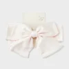 Satin Bow Hair Barrette - A New Day™ Cream 2 Satin Bow Hair Barrette - A New Day™ Cream -A New Day GUEST fc515b53 1fcb 4924 ba9d c5f33f2b5227
